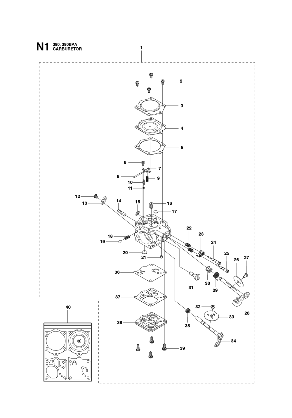 390 EPA-(42)-Husqvarna-PB-13Break Down